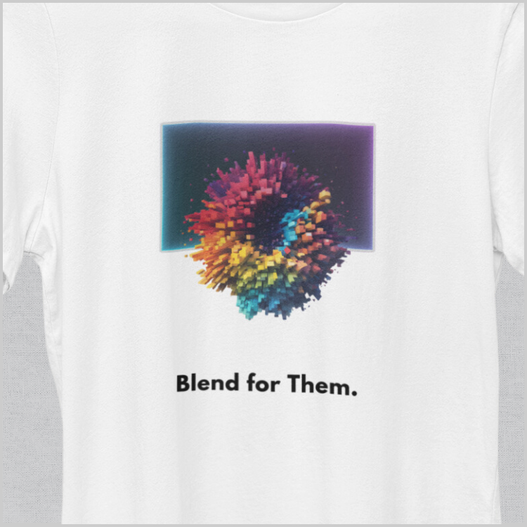 Color Burst - Premium T Shirt - Blend for Them